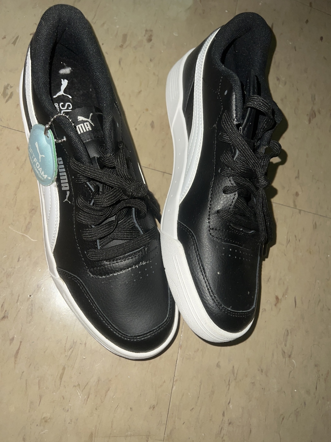 Puma Carina Sneaker - Black/White - photo 3