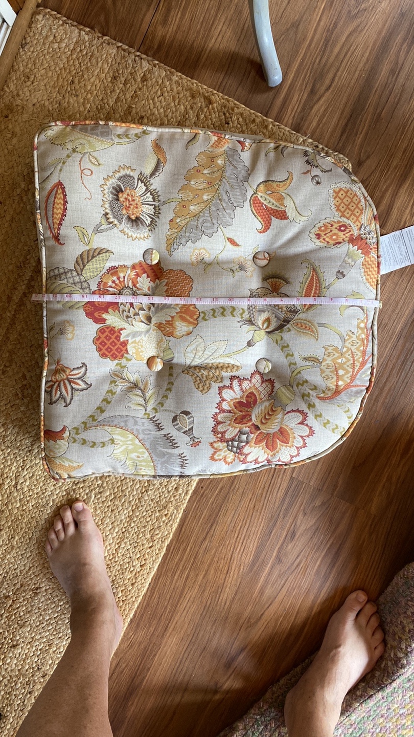 Pier 1 Imports Floral Chair Cushion - photo 3