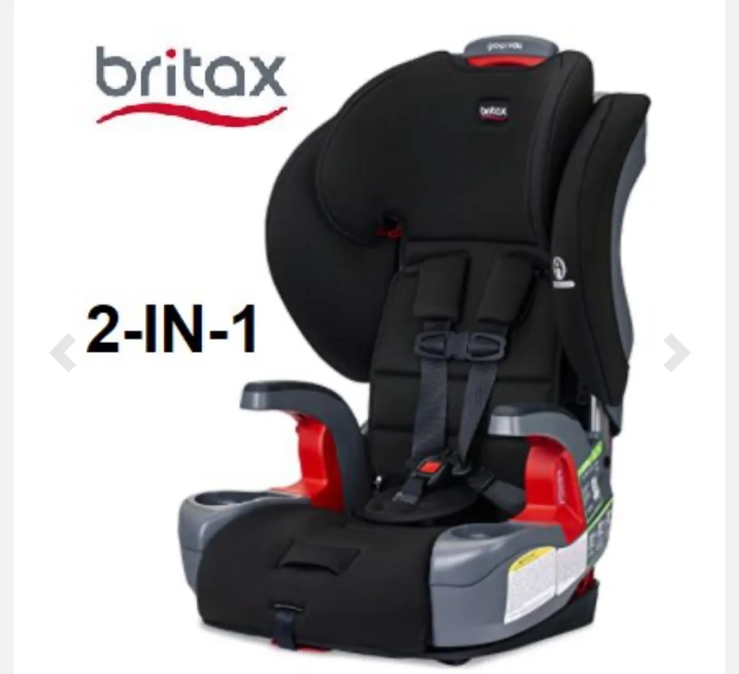 Britax Grow With You ClickTight Harness-2-Booster Car Seat image indicator(2)