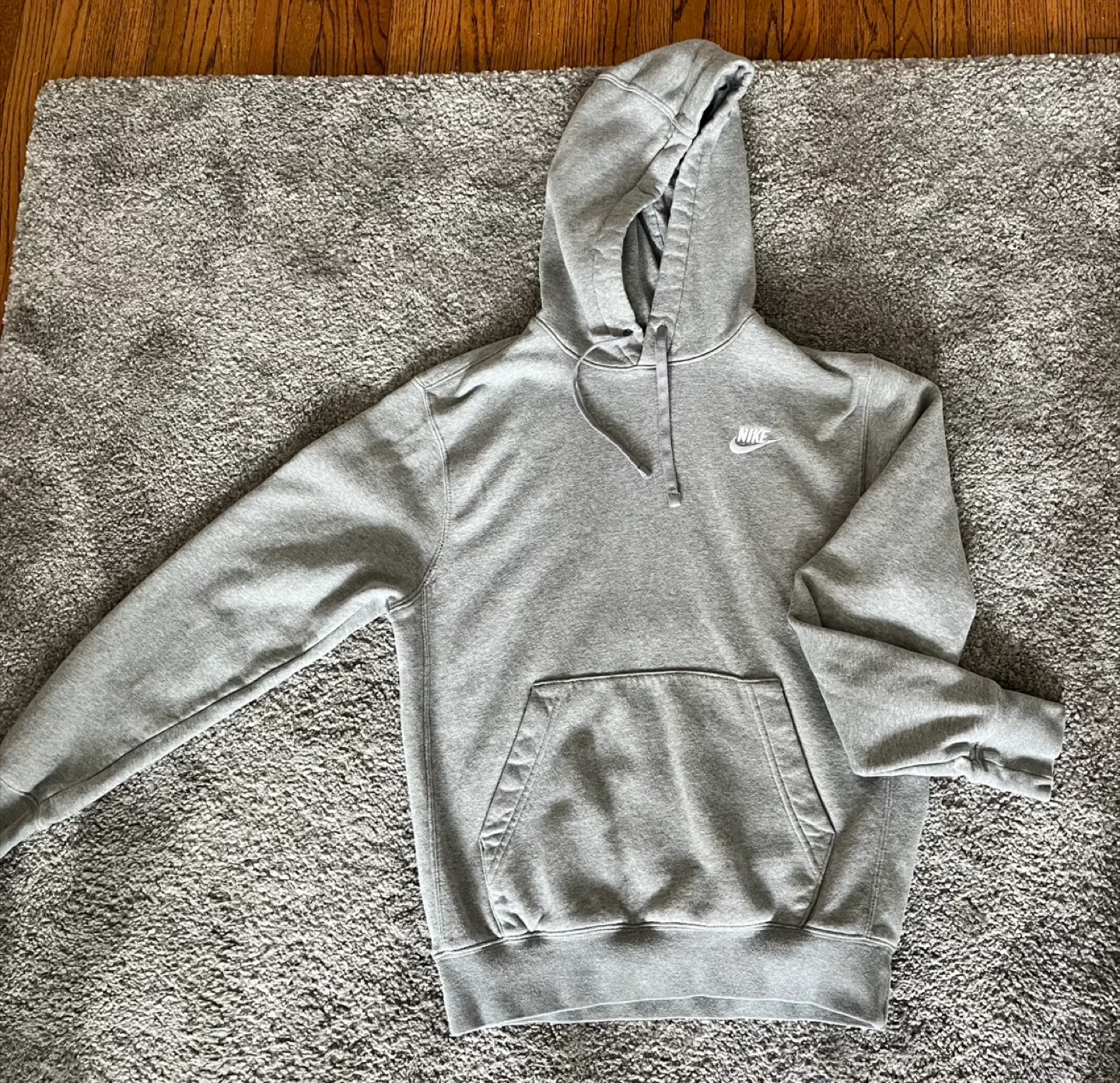 Nike grey hoodie XS men’s thumbnail