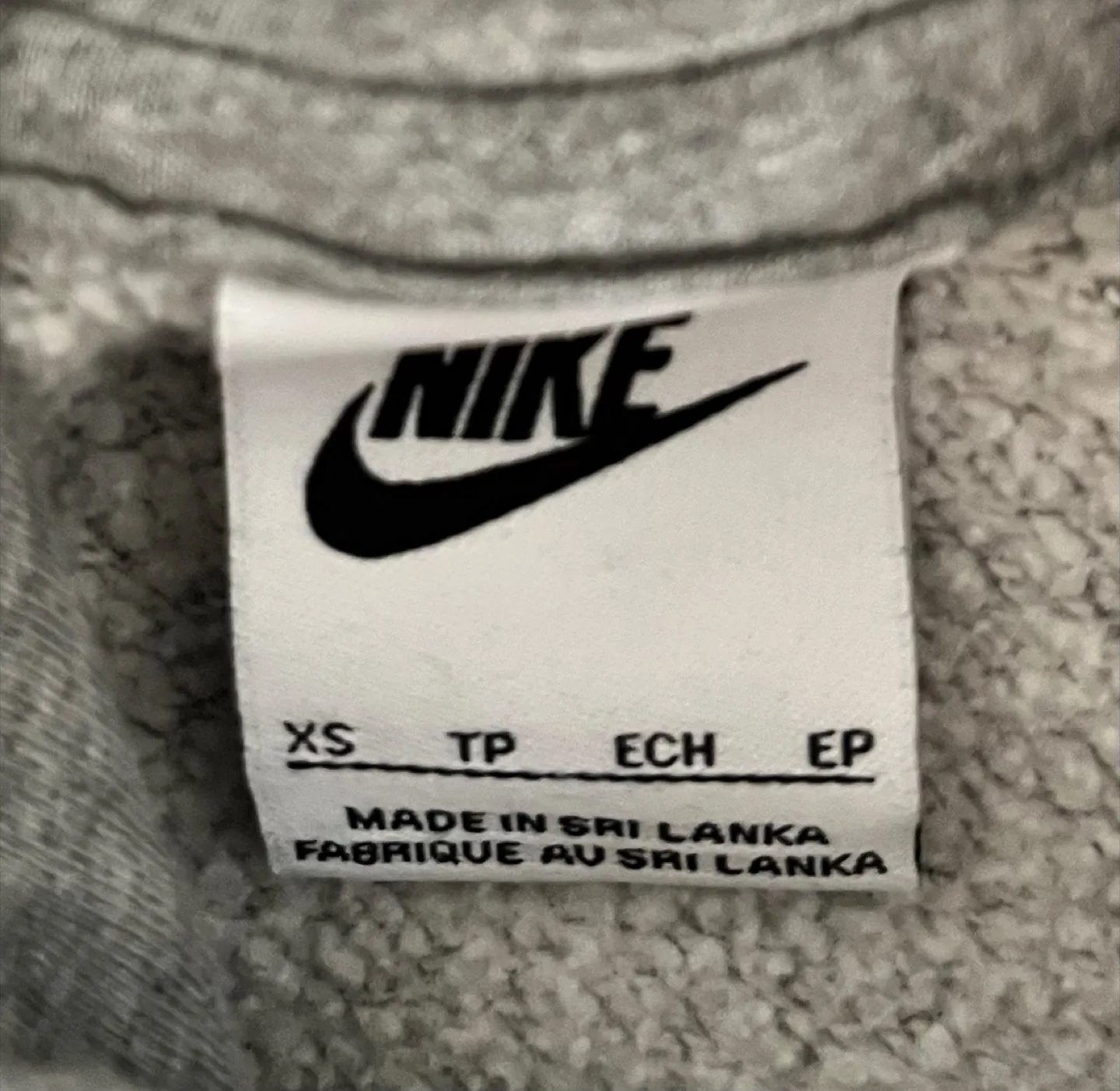 Nike grey hoodie XS men’s image indicator(3)