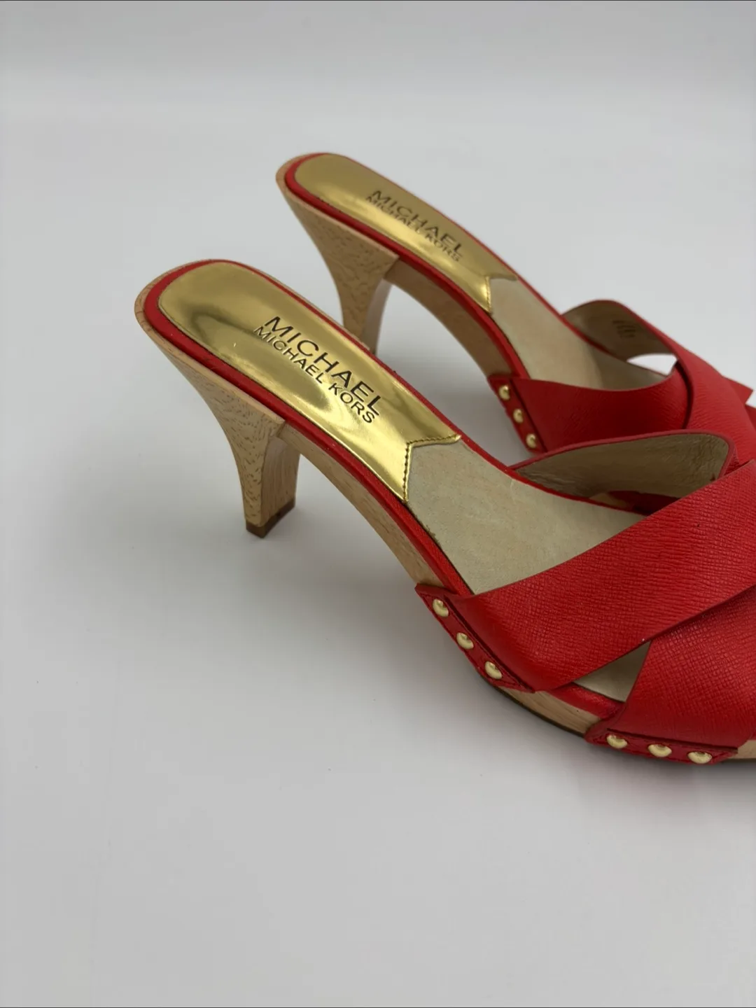 Michael Kors Red  Wedge Sandals image indicator(4)