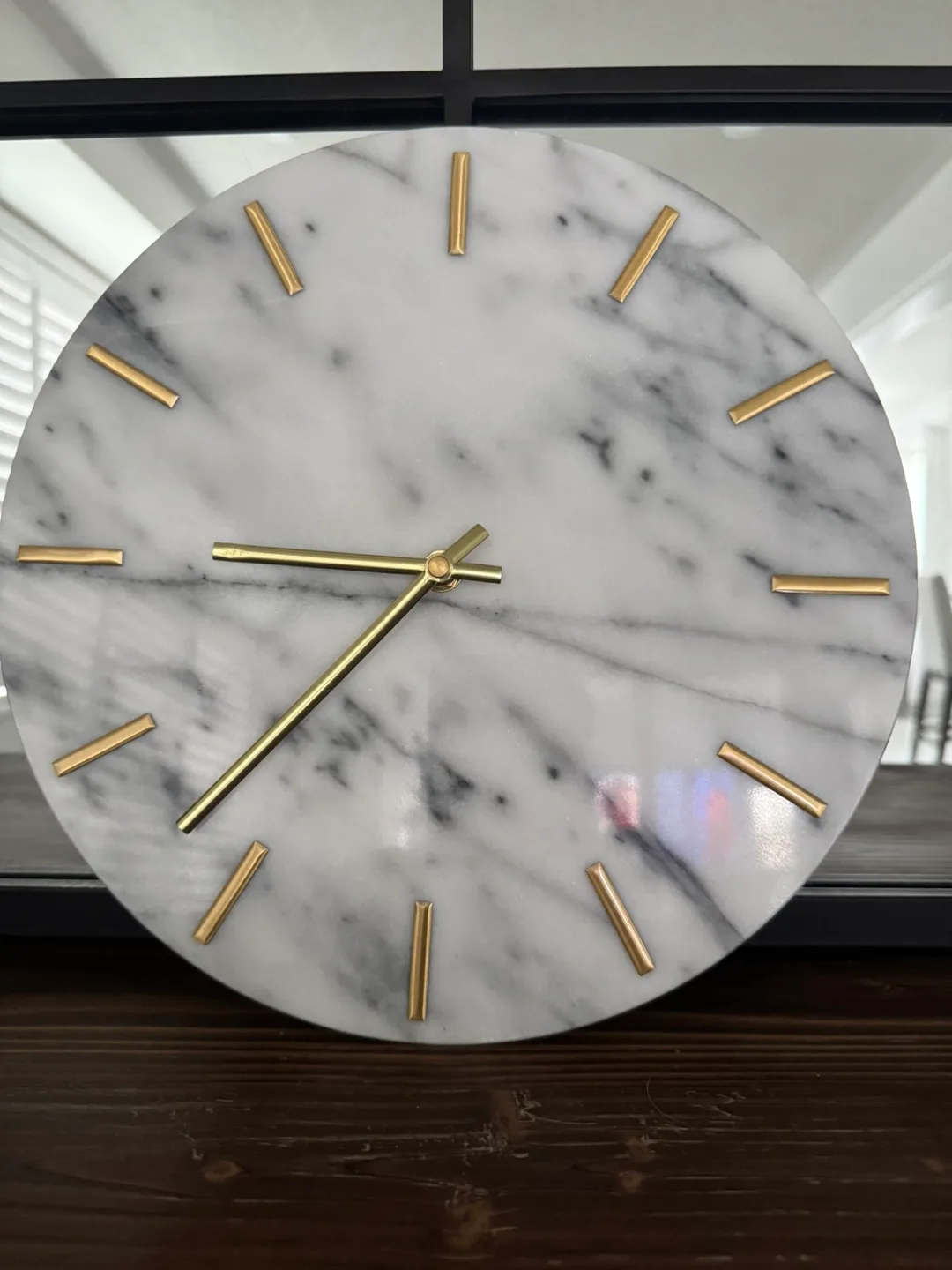 Marble and Gold Wall Clock image indicator(2)