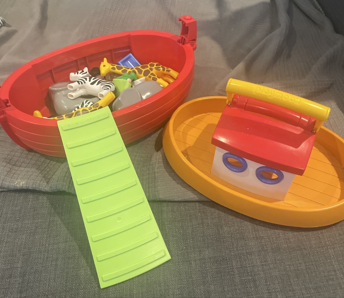 Playmobil Noah's Ark and Boat Toy Set