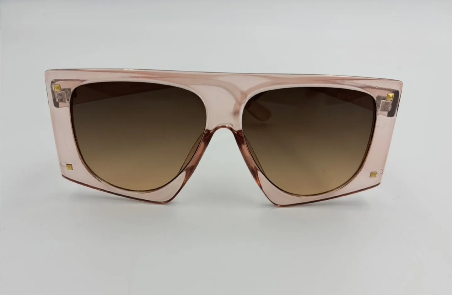 Sunglasses UV400-  Black, Brown, pink - Square Frame $8 per pair image indicator(6)