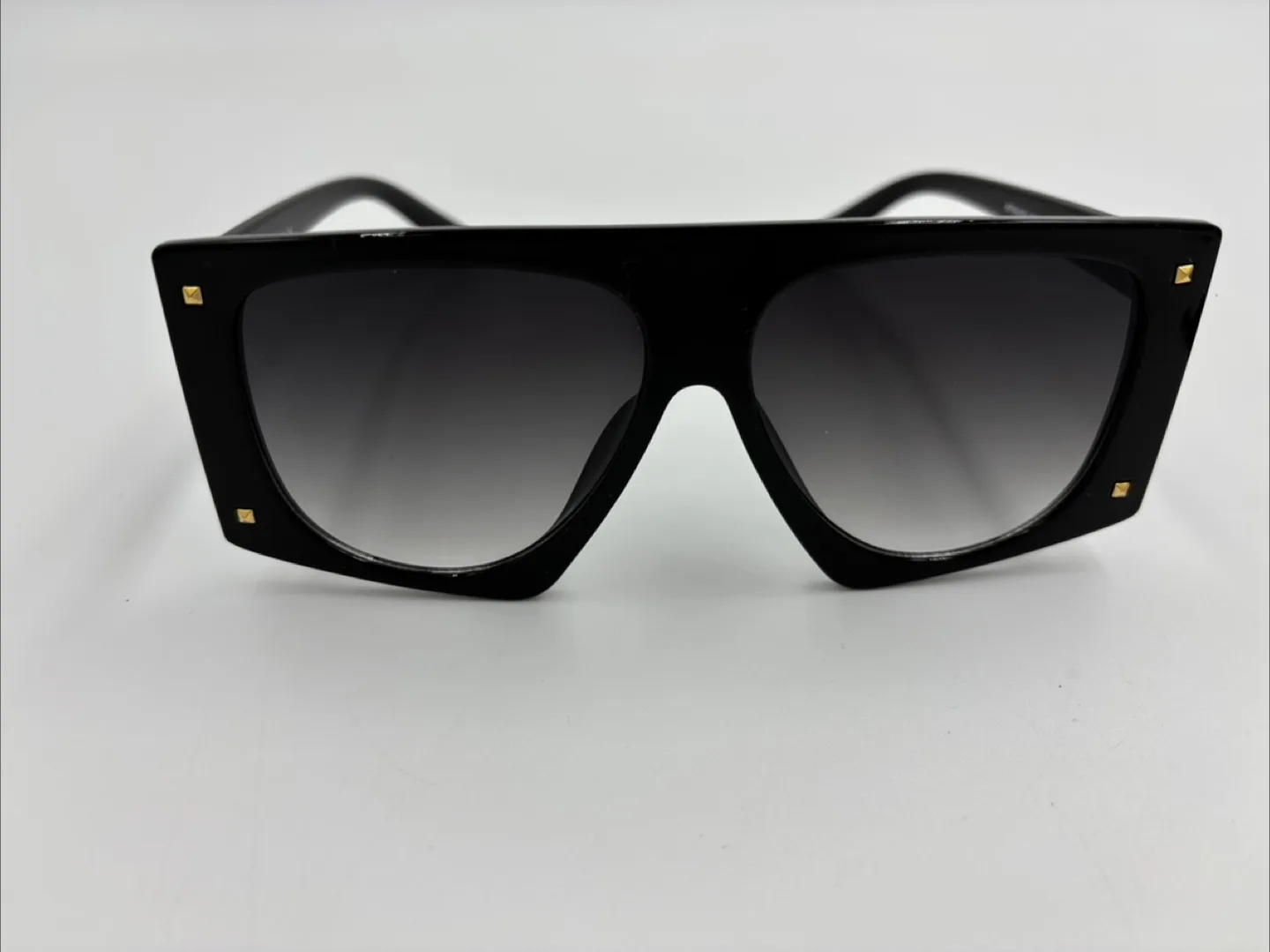 Sunglasses UV400-  Black, Brown, pink - Square Frame $8 per pair image indicator(9)
