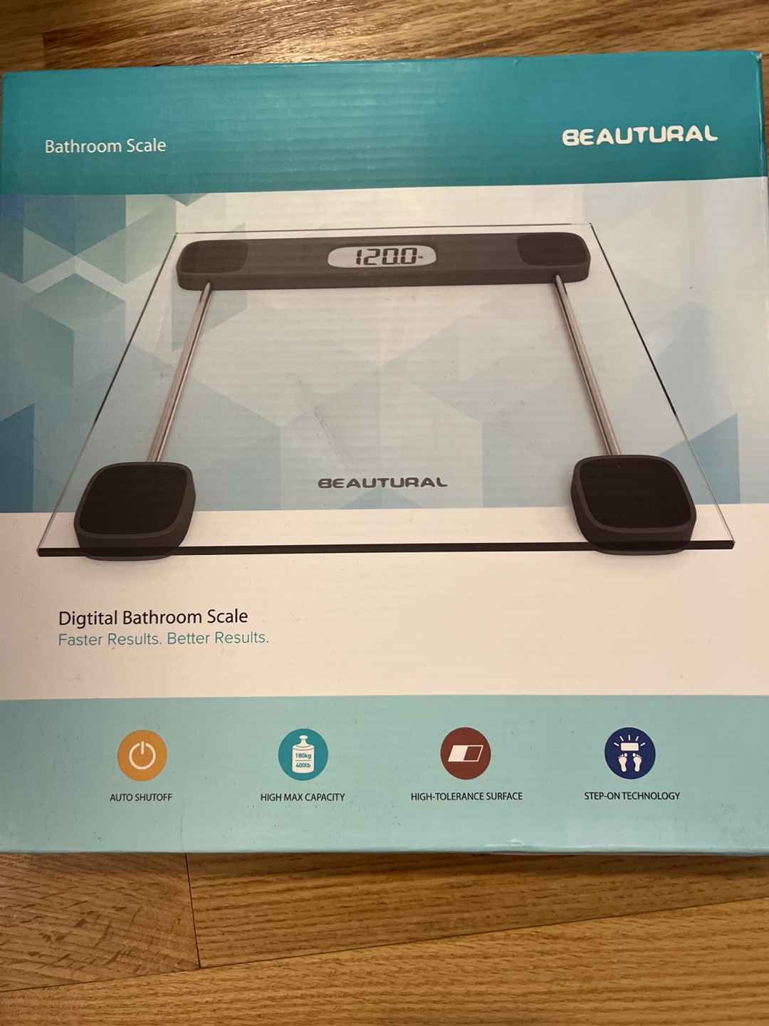 BEAUTURAL Digital Bathroom Scale