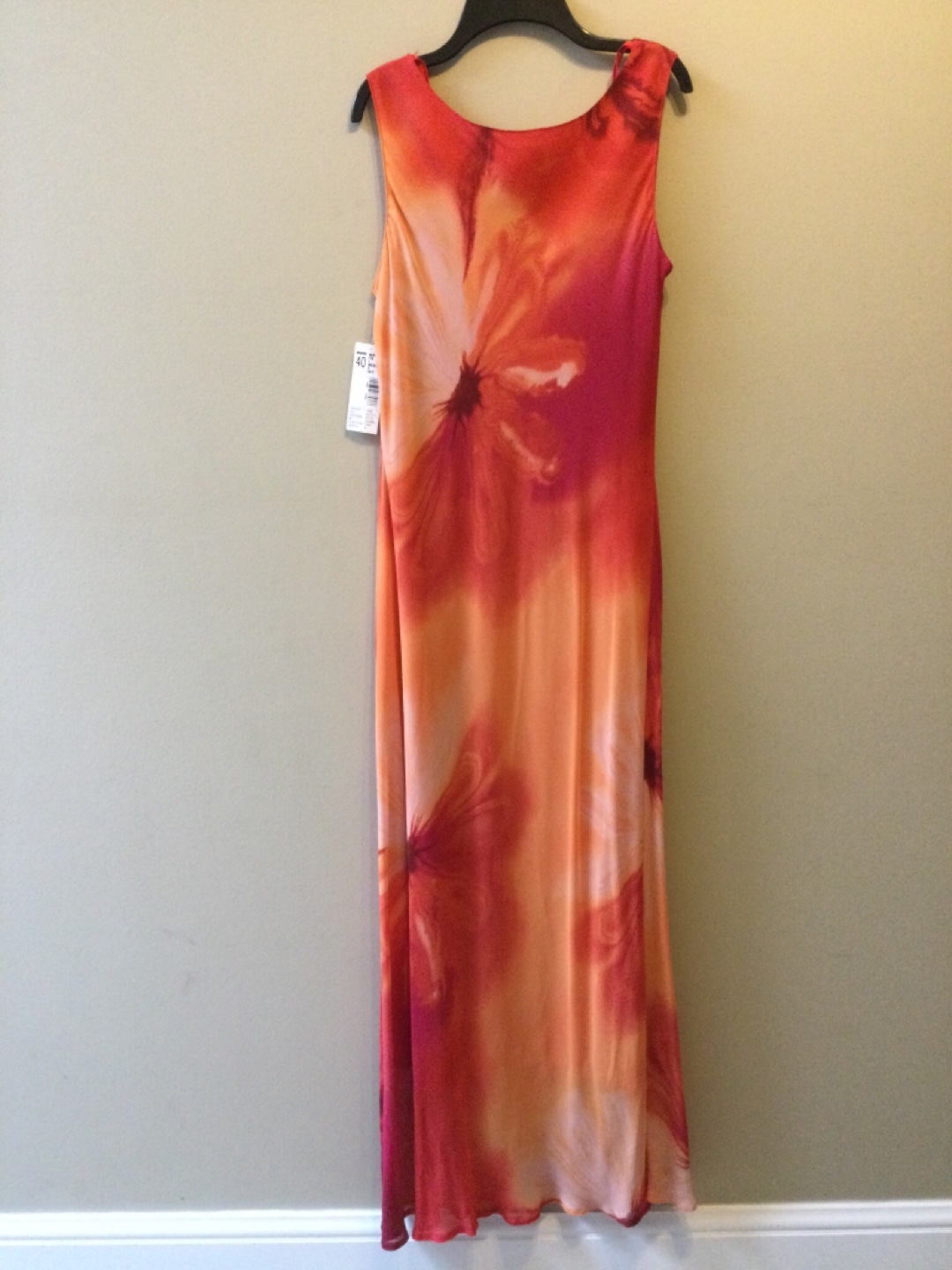 Steilmann orange sleeveless summer long dress NWT - photo 3