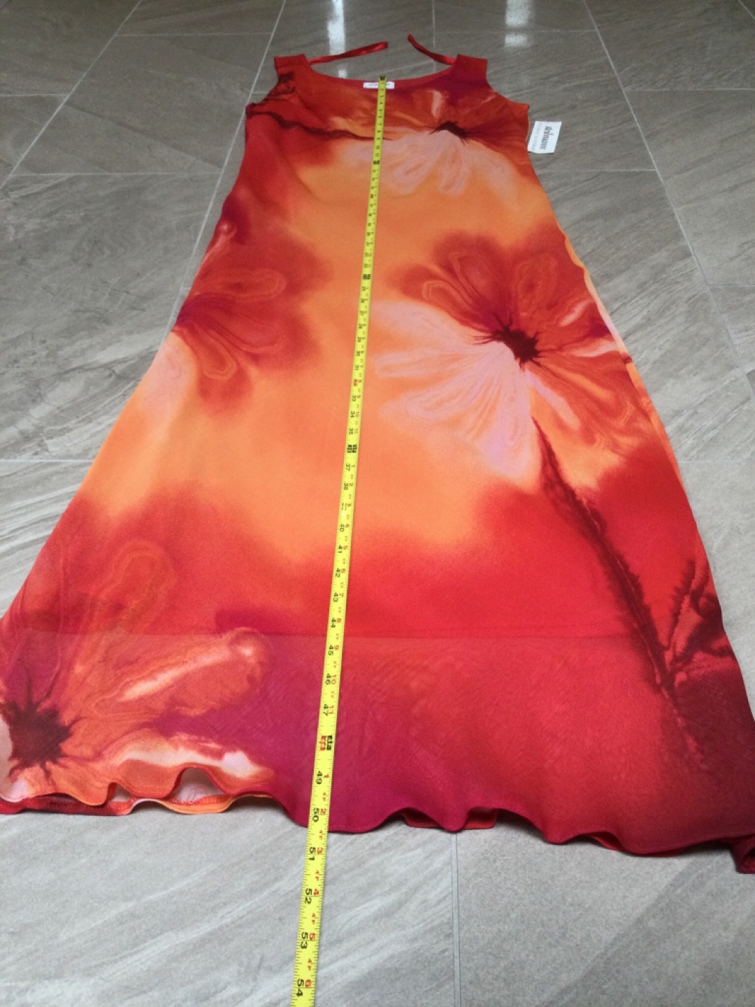 Steilmann orange sleeveless summer long dress NWT - photo 5