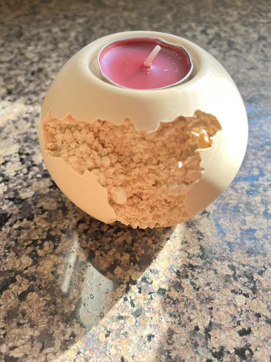 Unique Geode Candle Holder thumbnail