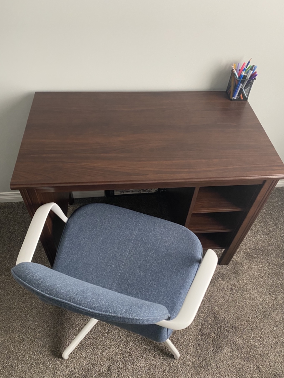 Desk and chair