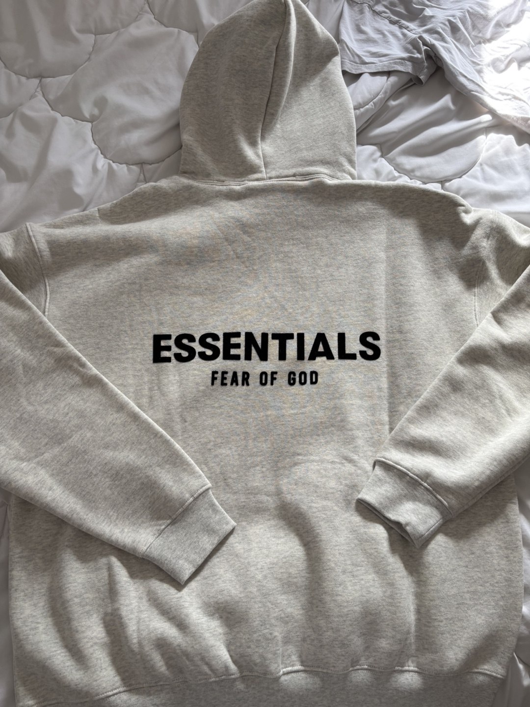 Fear Of God Essential Hoodie Oatmeal - Size S - photo 3