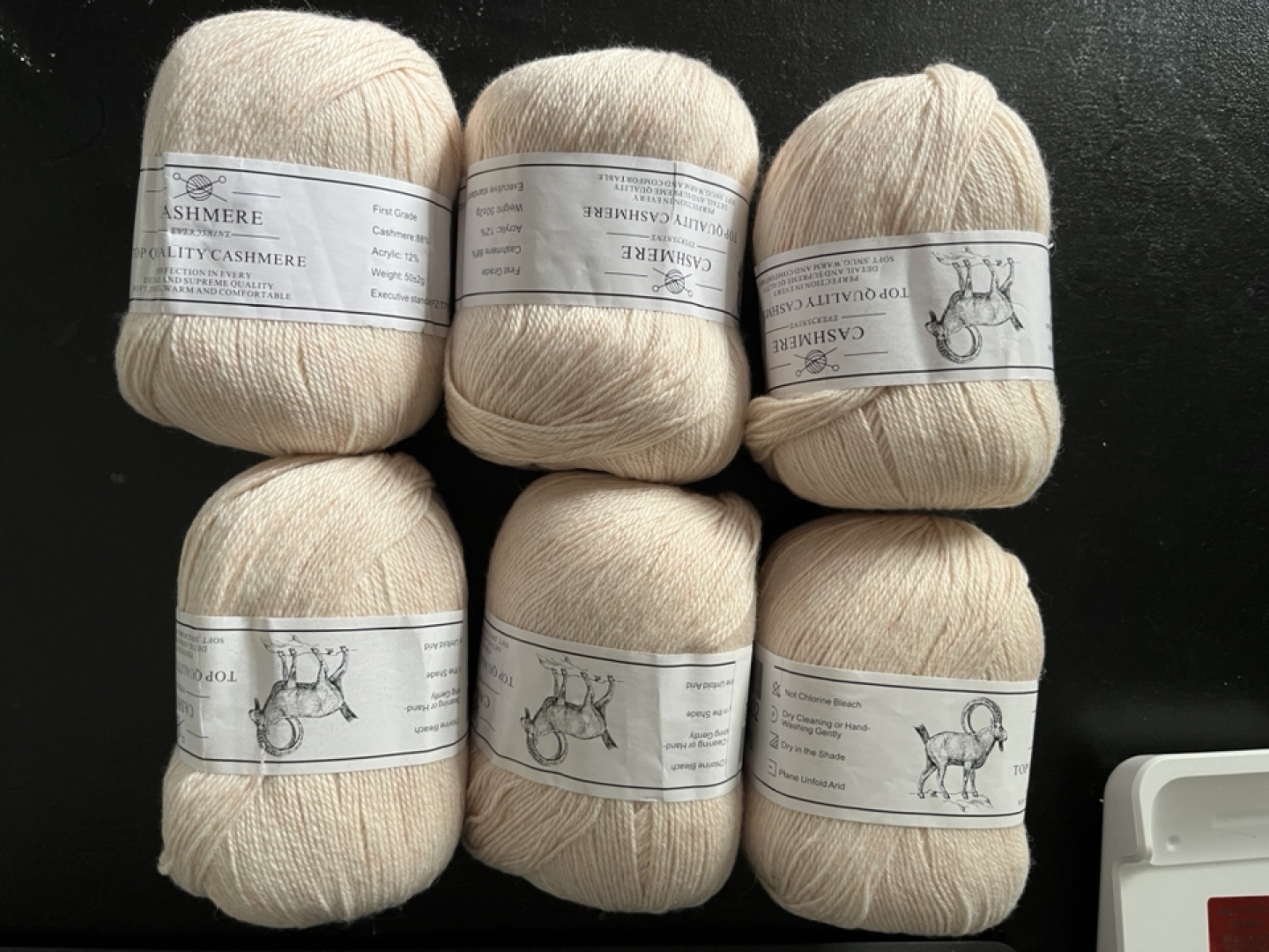 Cashmere yarn 50 grams