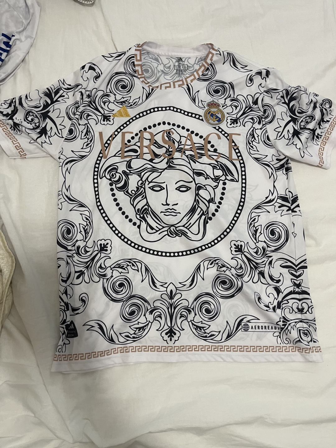 Versace Medusa Real Madrid jersey