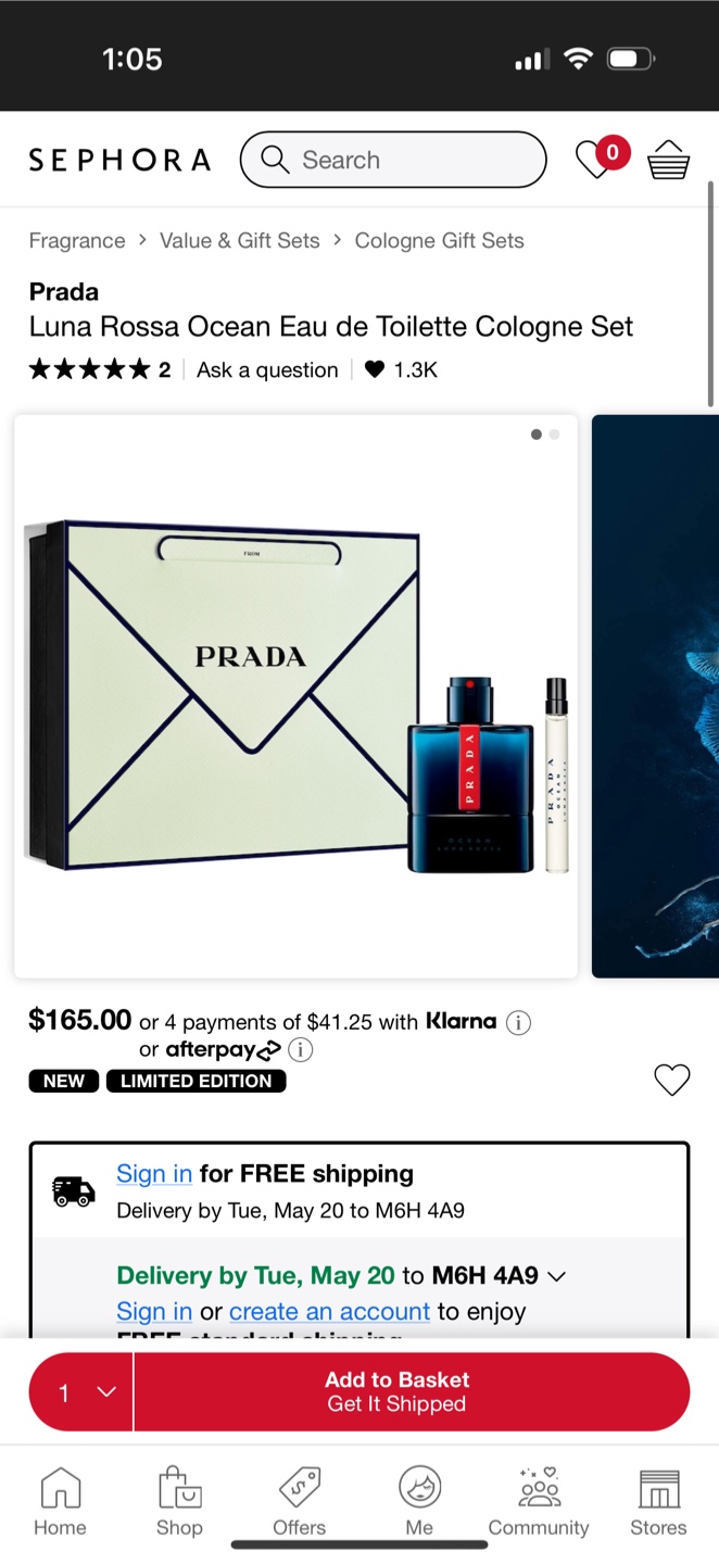 Prada Luna Rossa Ocean set - photo 2