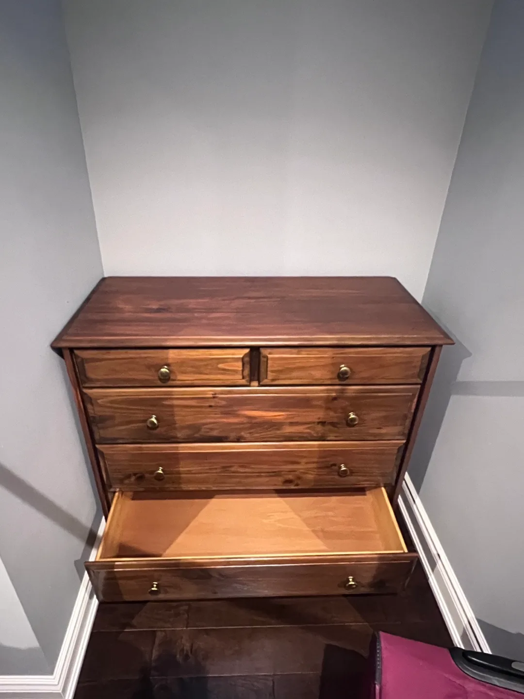 Solid Wood Four-Drawer Chest thumbnail