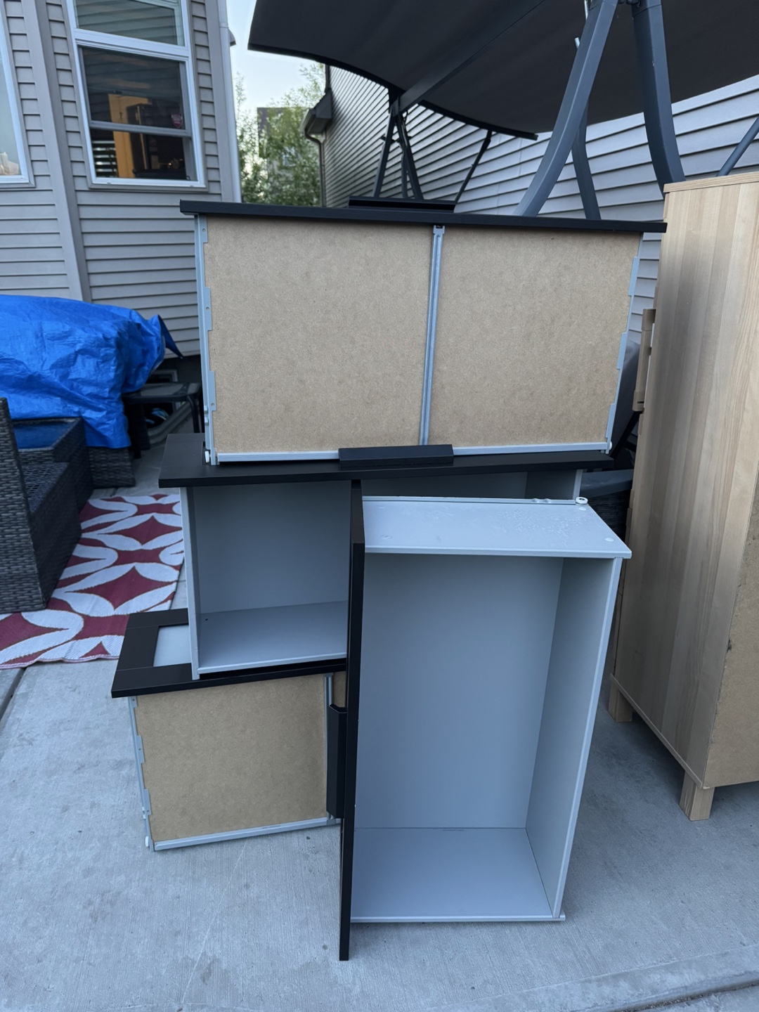 IKEA MALM 5-Drawer Chest - Black-Brown - photo 2