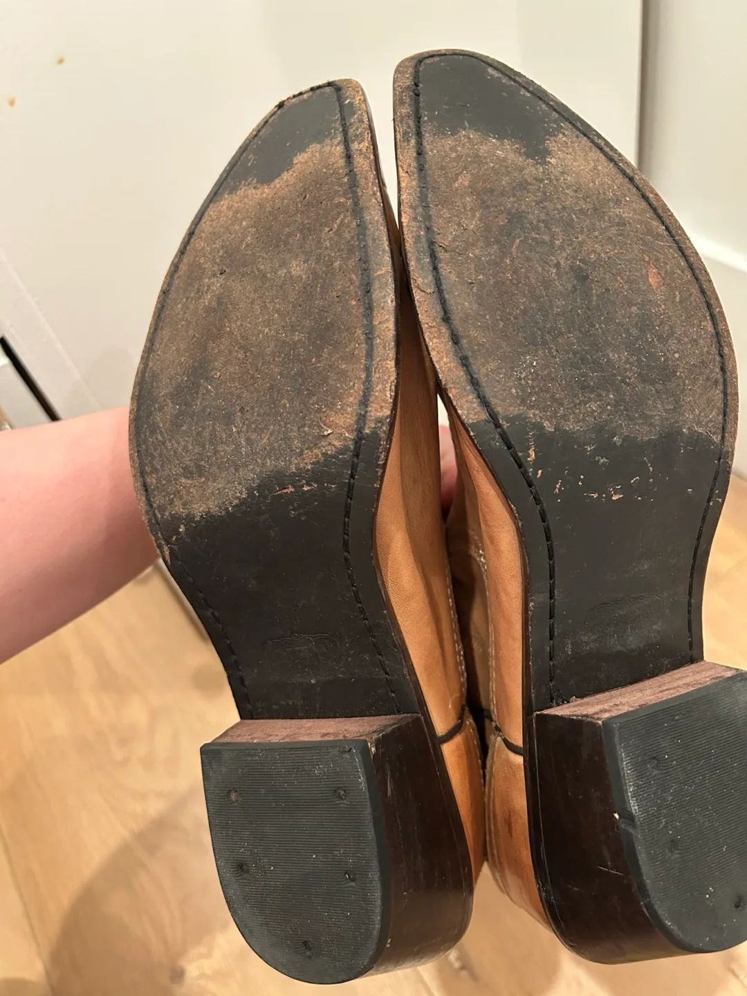 Women's Nocona Brown Leather Cowboy Boots image indicator(4)