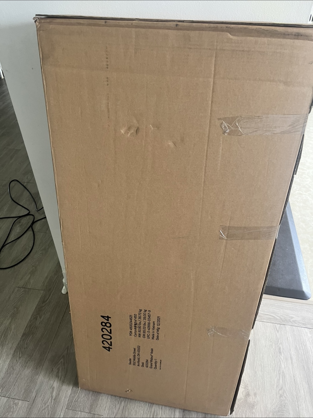 Sauder Harvey Park Metal Base Desk - Still sealed in box - photo 3