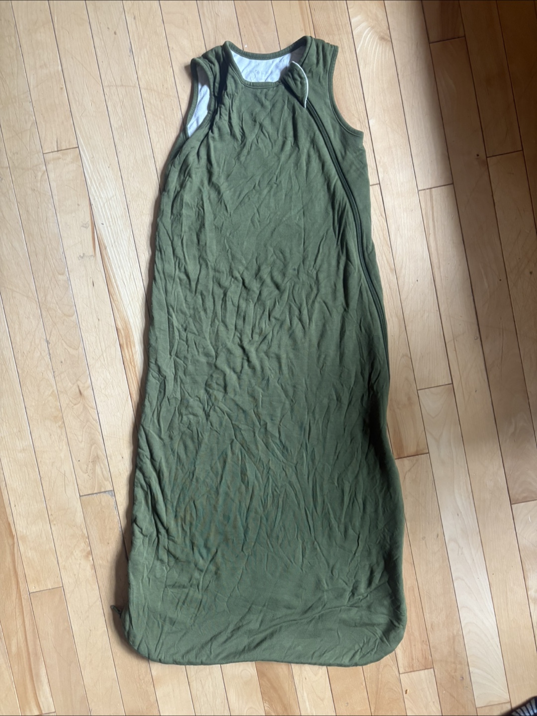 KYTE Baby sleeping bag, olive green, sleeveless