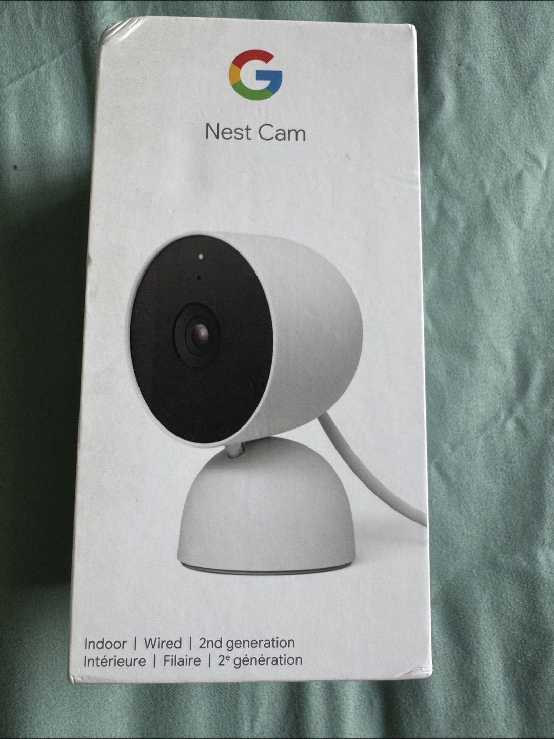 Google Nest Cam (Wired) - 2nd Generation - Snow