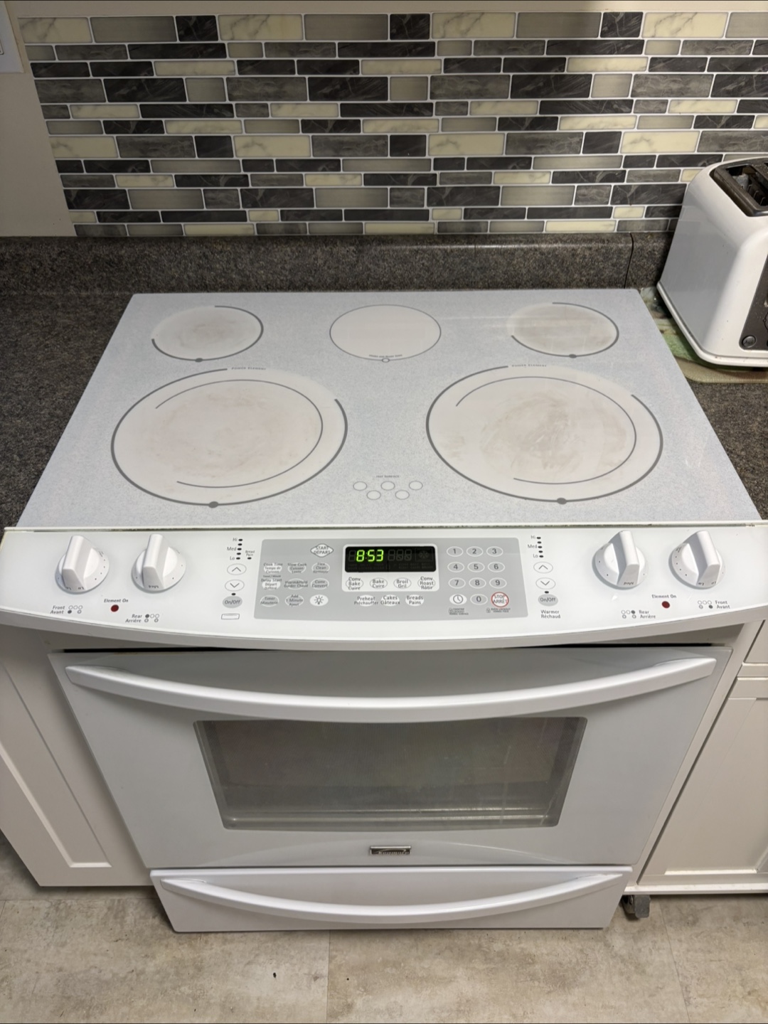 Kenmore Elite Electric Range and convection oven