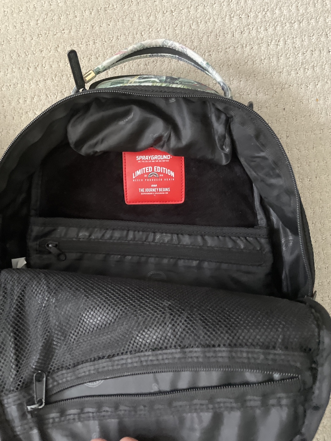 Sprayground Limited Edition Shark Backpack