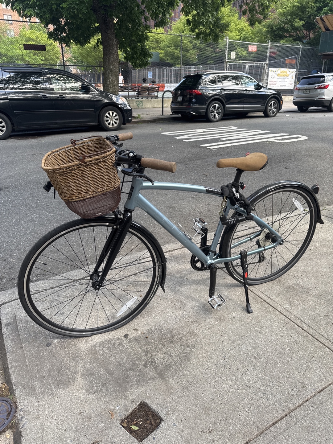 Light Blue City Bike w/ Basket