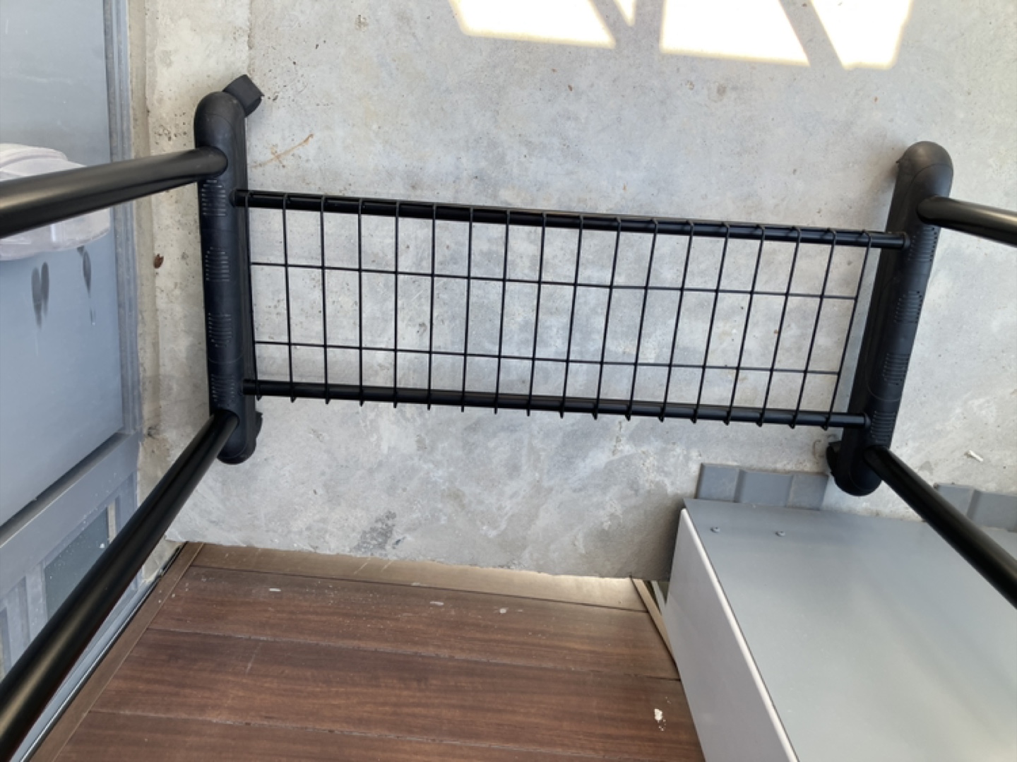 Double Clothing Rack with Shelf - photo 3