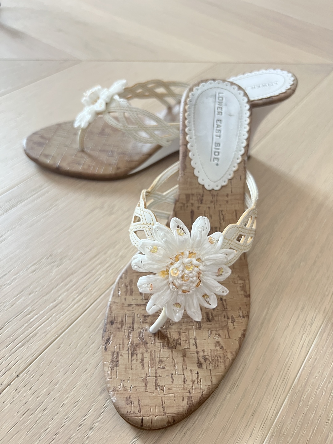 Lower East Side White Wedge Sandals - photo 2