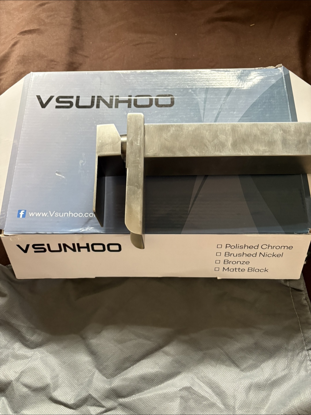 VSUNHOO Brushed Nickel Single Handle Bathroom Sink Faucet - photo 4