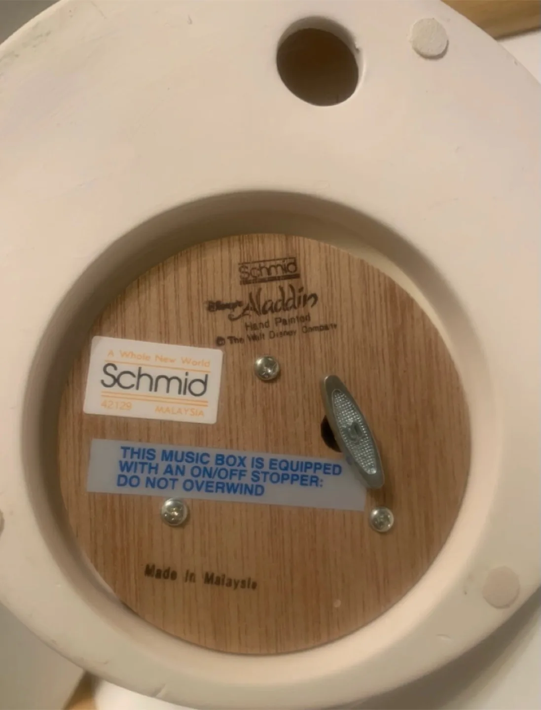 Schmid Disney Aladdin Music Box image indicator(3)