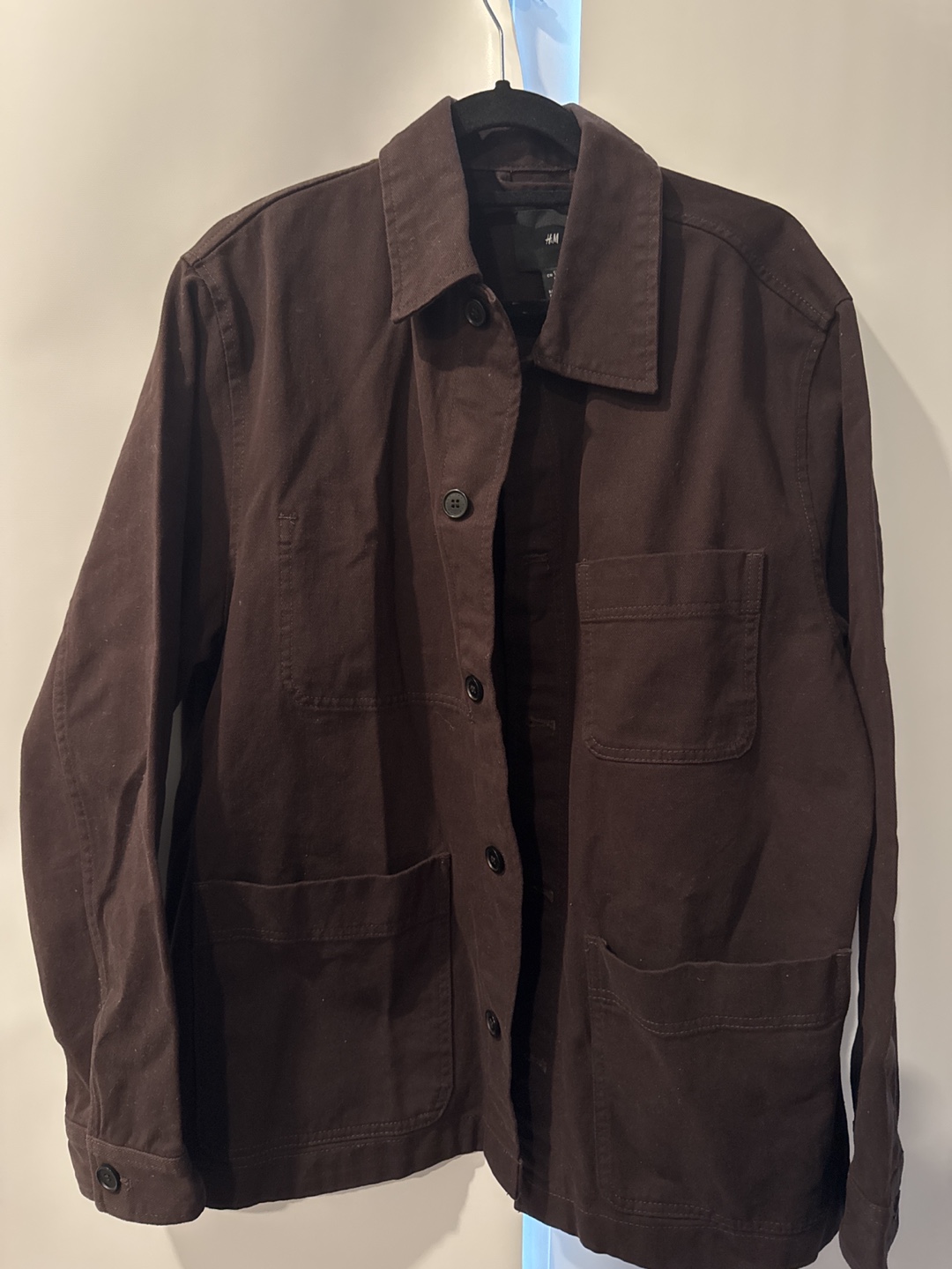 H&M Men's Dark Brown Utility Jacket