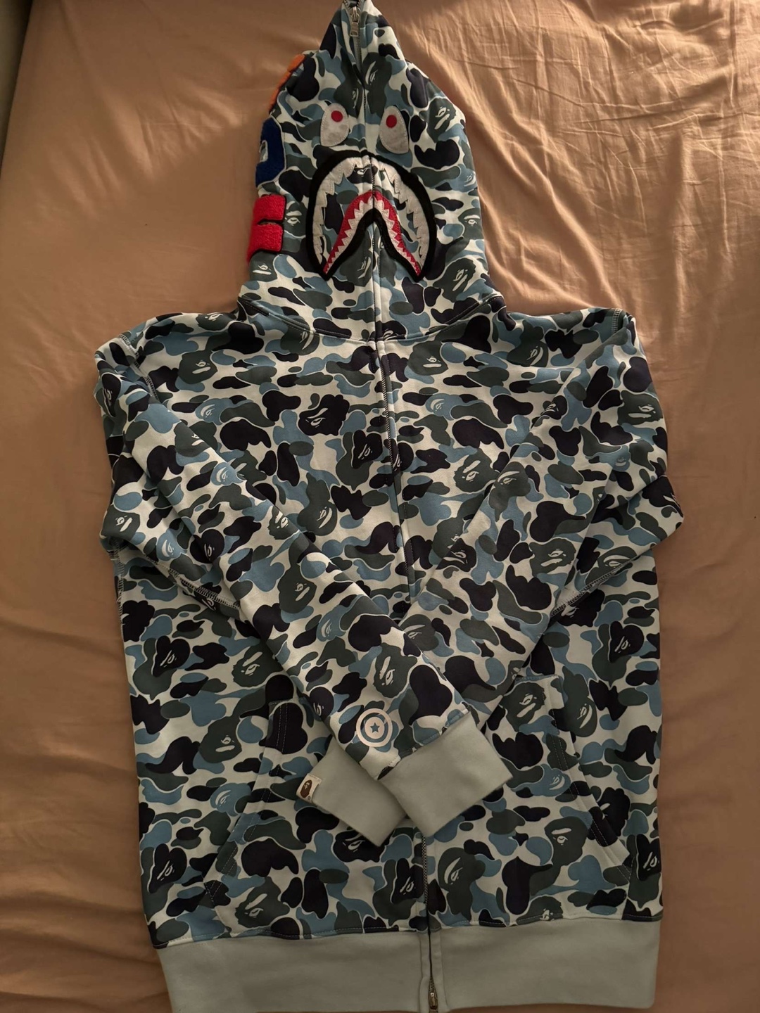 A Bathing Ape Bape Camo Zip-Up Hoodie