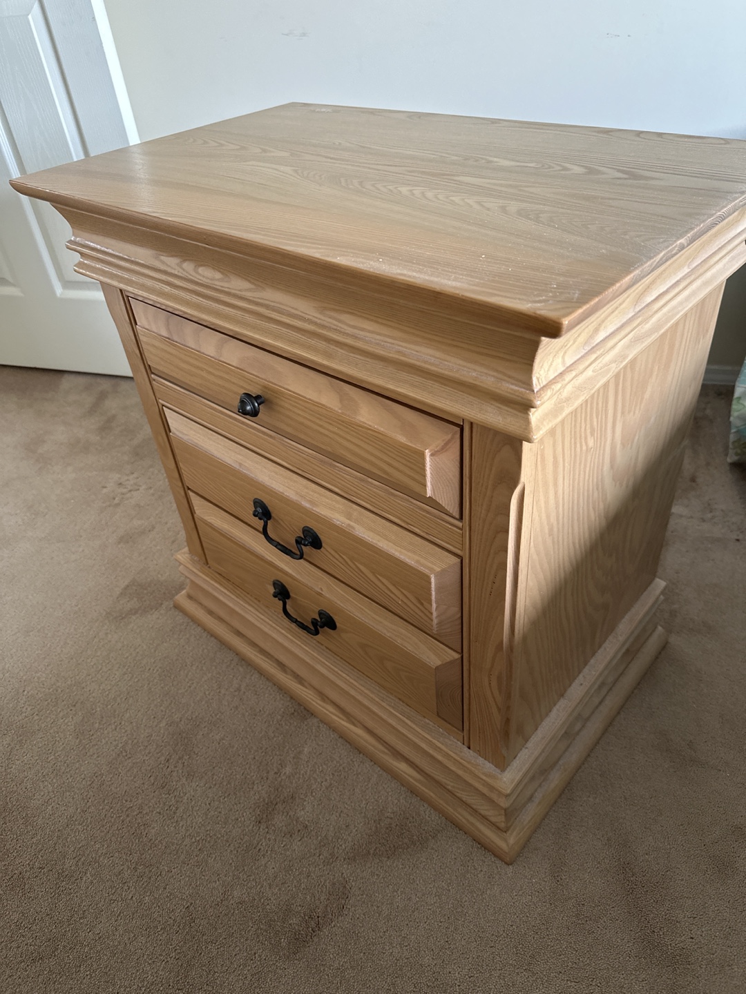 Wooden Dresser and Nightstands Set - photo 2