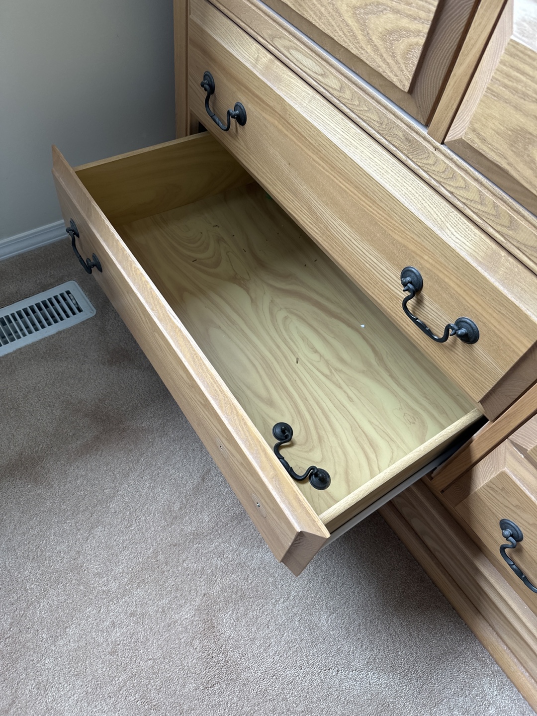 Wooden Dresser and Nightstands Set - photo 4
