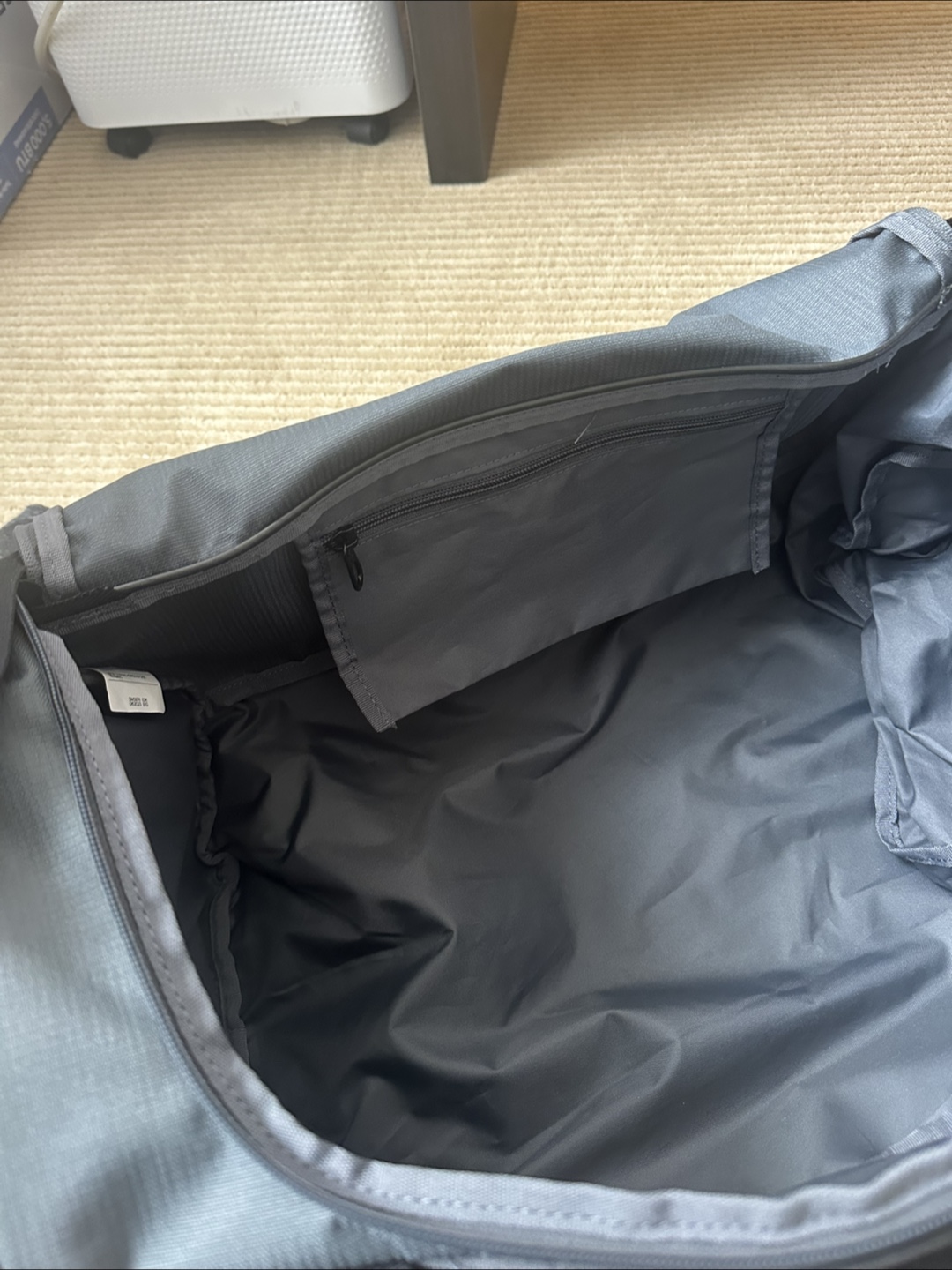 Nike Grey and Black Duffle Bag - photo 5