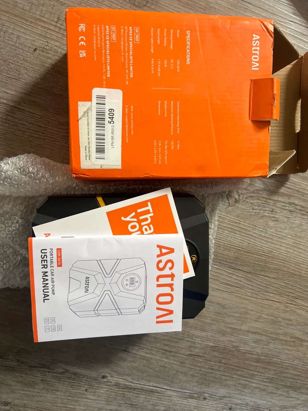 ASTROAI Portable 12V Air Pump thumbnail