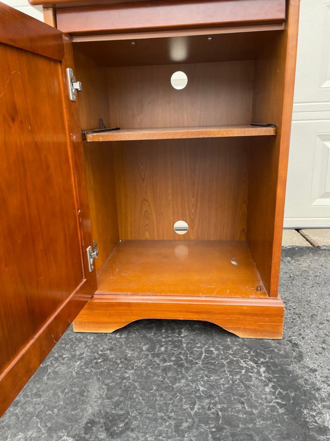 Solid cherry cabinet with Drop-Down Shelf - photo 2