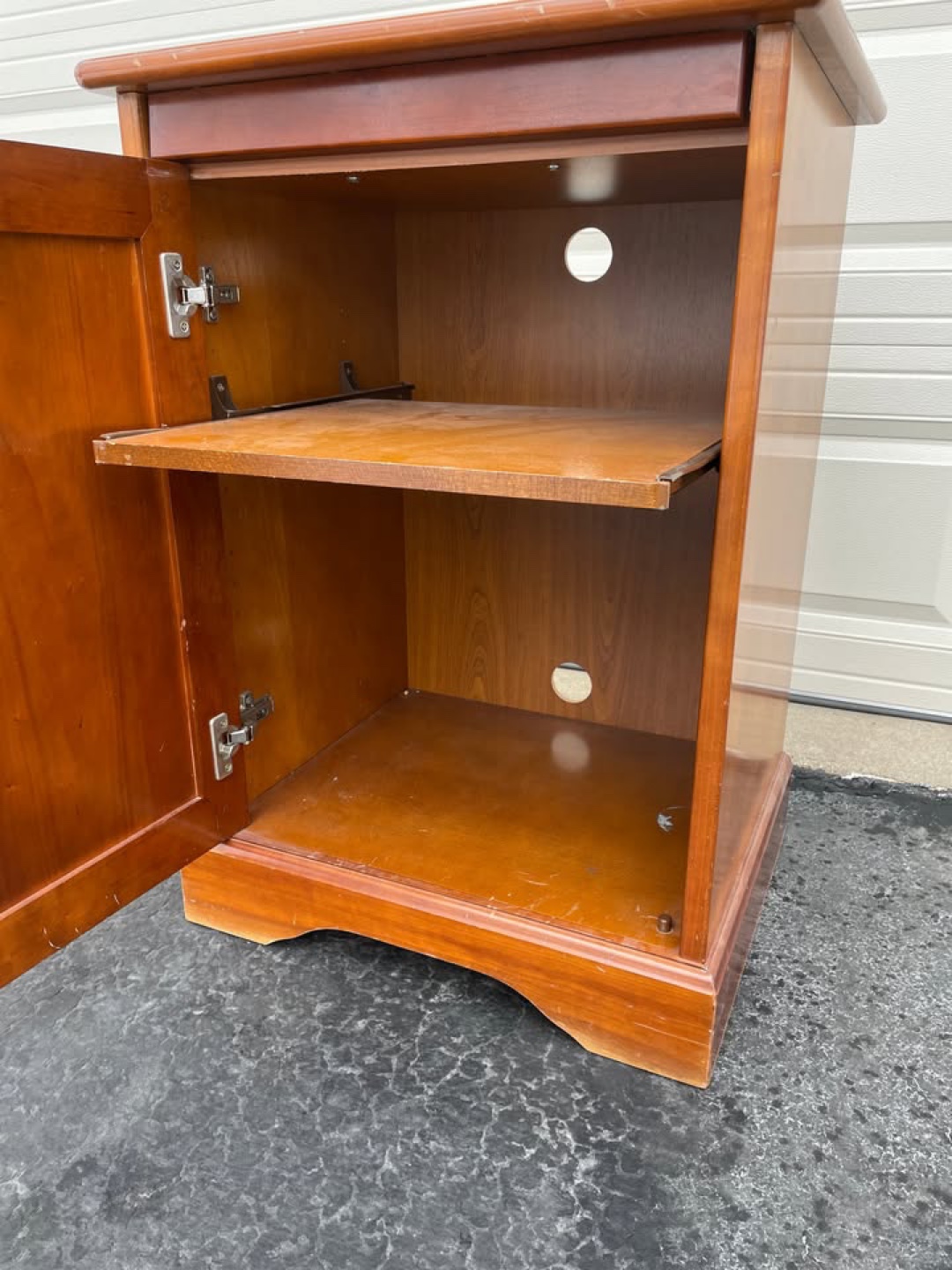 Solid cherry cabinet with Drop-Down Shelf - photo 4
