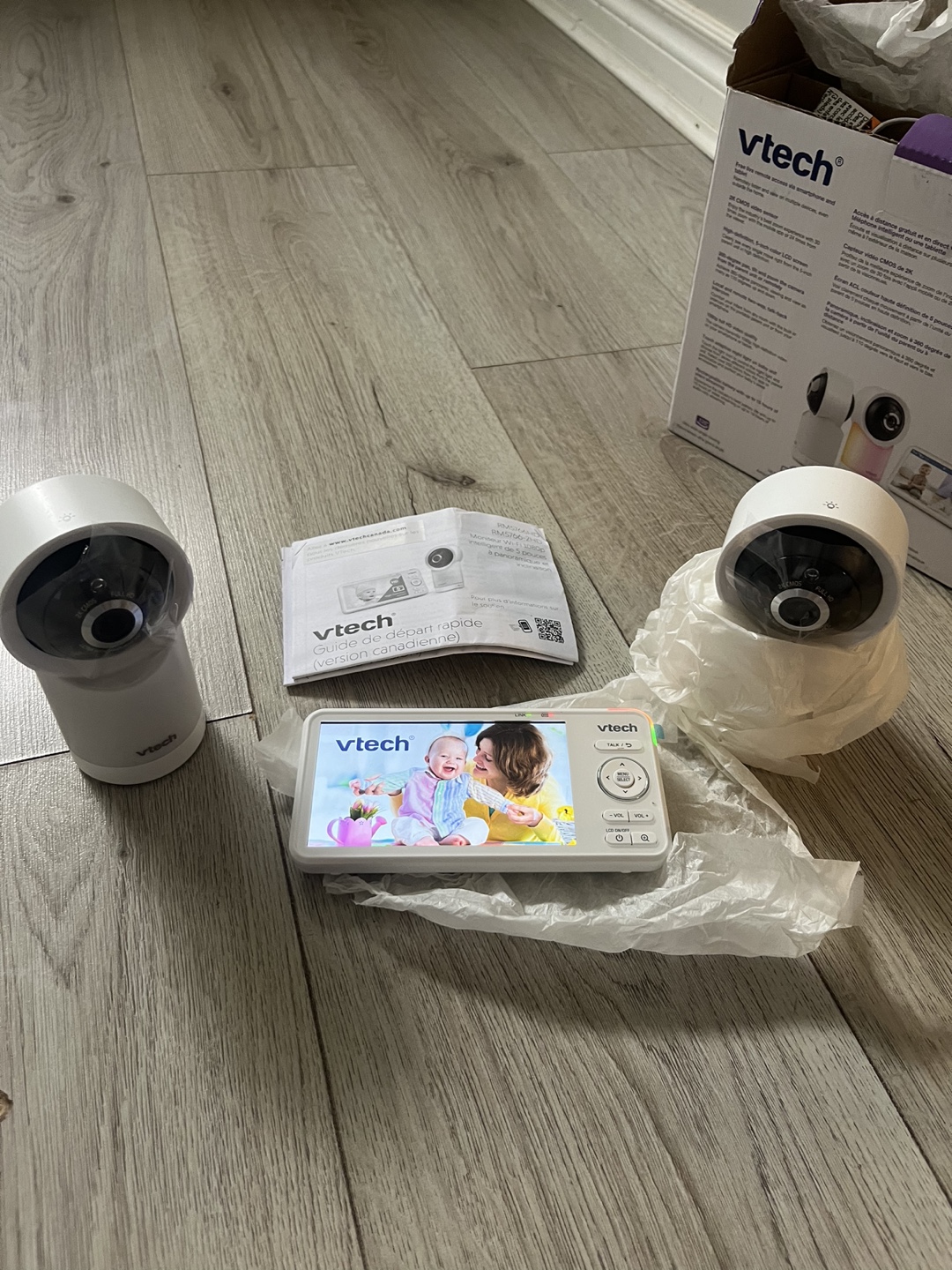 Vtech Baby Monitor - Night vision + two way audio - photo 2