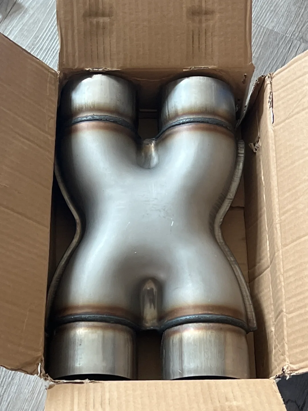 Stainless Steel X-Pipe Exhaust thumbnail