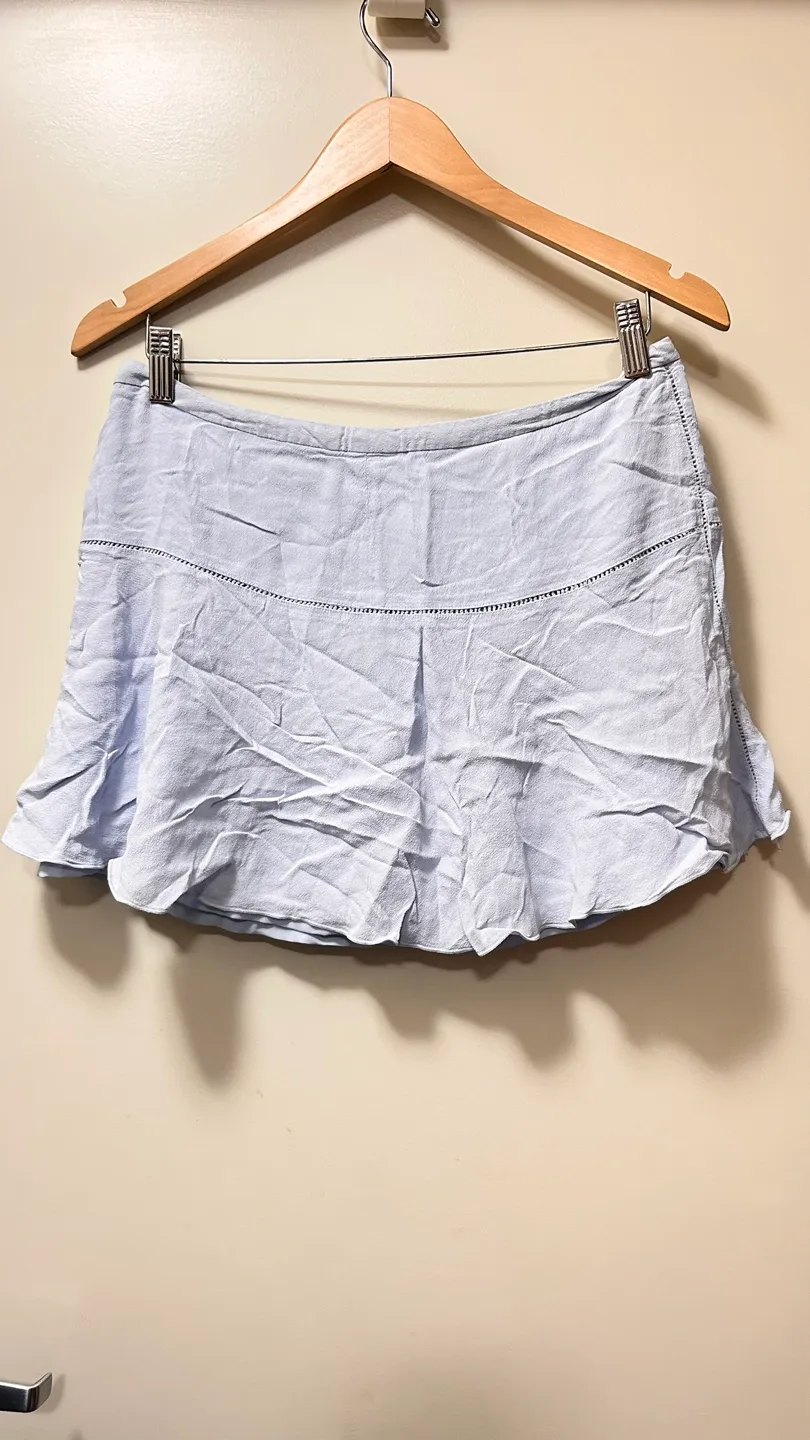 Sunday Best Women's Size 10 Light Blue Mini Skirt thumbnail