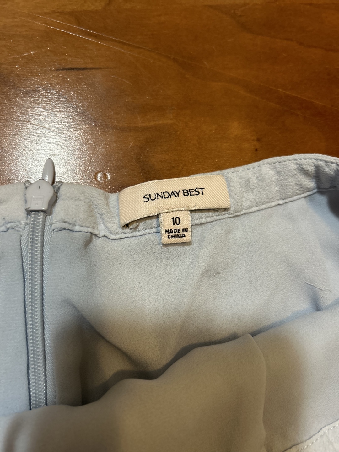 Sunday Best Women's Size 10 Light Blue Mini Skirt - photo 2