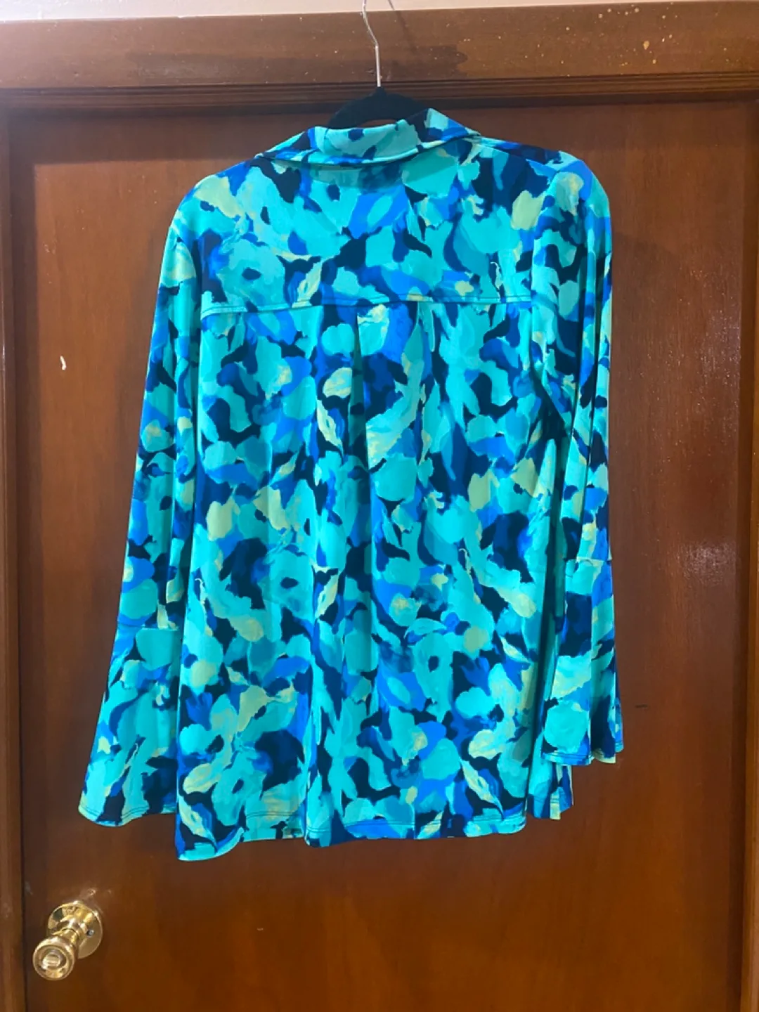 Susan Graver Women's Size S Abstract Print Blouse image indicator(5)