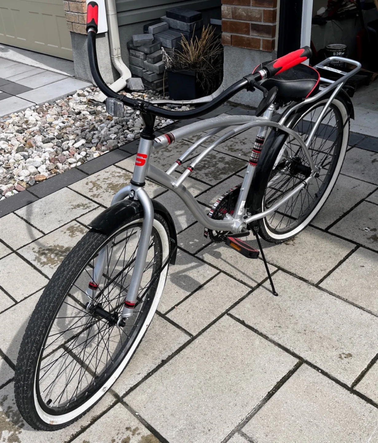 Silver Supercycle Speed Cruiser Bike image indicator(2)