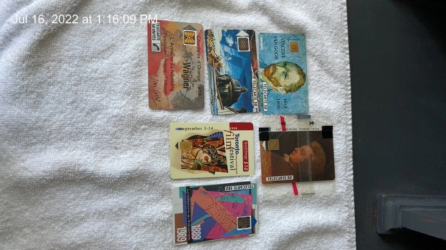 Collection of Vintage Telecom Phone Cards image indicator(2)