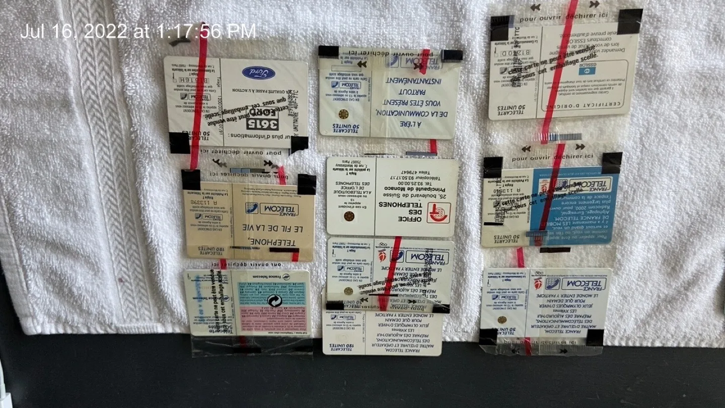 Collection of Vintage Telecom Phone Cards image indicator(3)