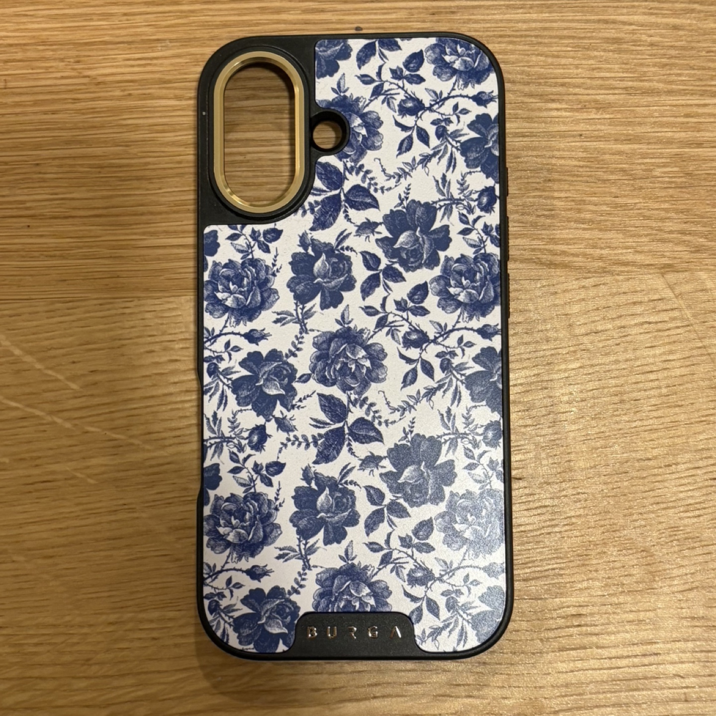 Burga Elite iPhone Case - Blue Floral mag safe