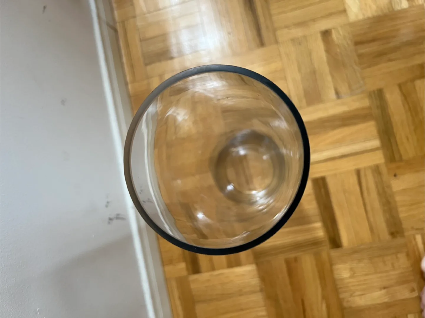 Tall Clear Glass Cylinder Vase image indicator(2)